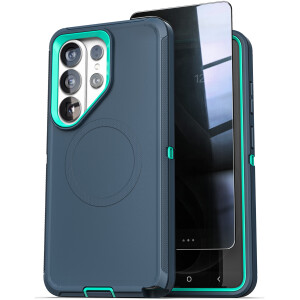 Samsung Galaxy S26 Ultra Ranger Case & Privacy Screen Protector Blue / Teal