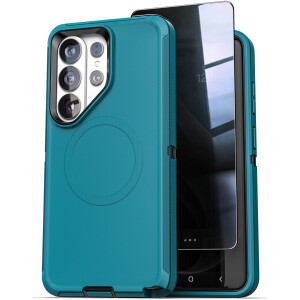 Samsung Galaxy S26 Ultra Ranger Case & Privacy Screen Protector Green / Black