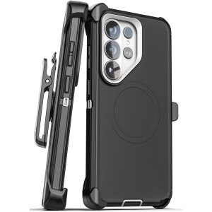 Samsung Galaxy S26 Ultra Ranger Case with Tension Belt Clip Holster Gray