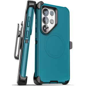 Samsung Galaxy S26 Ultra Ranger Case with Tension Belt Clip Holster Green