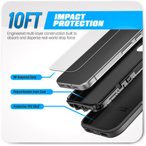 Alternative view of Samsung Galaxy S26 Plus Ranger Case with Belt Clip Pouch & HD Screen Protector