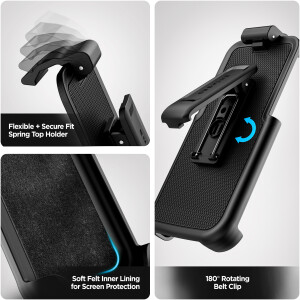 Alternative view of Belt Clip Holster for Spigen Tough Armor Case - Samsung Galaxy S26 Plus