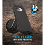 Google Pixel 10a Ranger Case with Belt Clip Holster & HD Screen Protector Black - image-6
