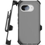 Google Pixel 10a Ranger Case with Belt Clip Holster & HD Screen Protector Gray