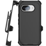 Google Pixel 10a Ranger Case with Belt Clip Holster & HD Screen Protector Black - image-1