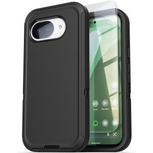 Google Pixel 10a Ranger Case & HD Screen Protector Black