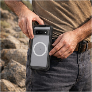 Alternative view of Google Pixel 10a Full Armor Case with Built-in Screen Protector & Belt Clip Holster