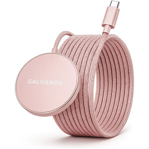 Galvanox 10-FT Compatible with MagSafe Wireless Charger - Rose Gold