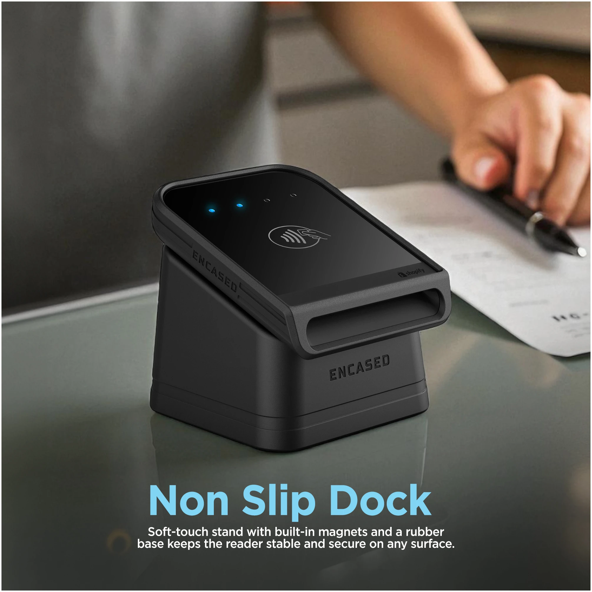 Magnetic Dock + Case Set for Shopify Tap &amp; Chip Card Reader - thumbnail 6