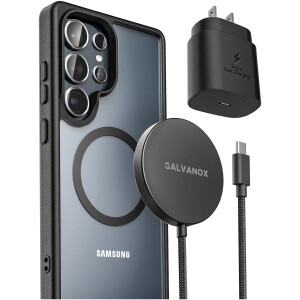 Galvanox Magnetic Wireless Charger (10FT) for Samsung Galaxy – Includes 25W PPS Adapter