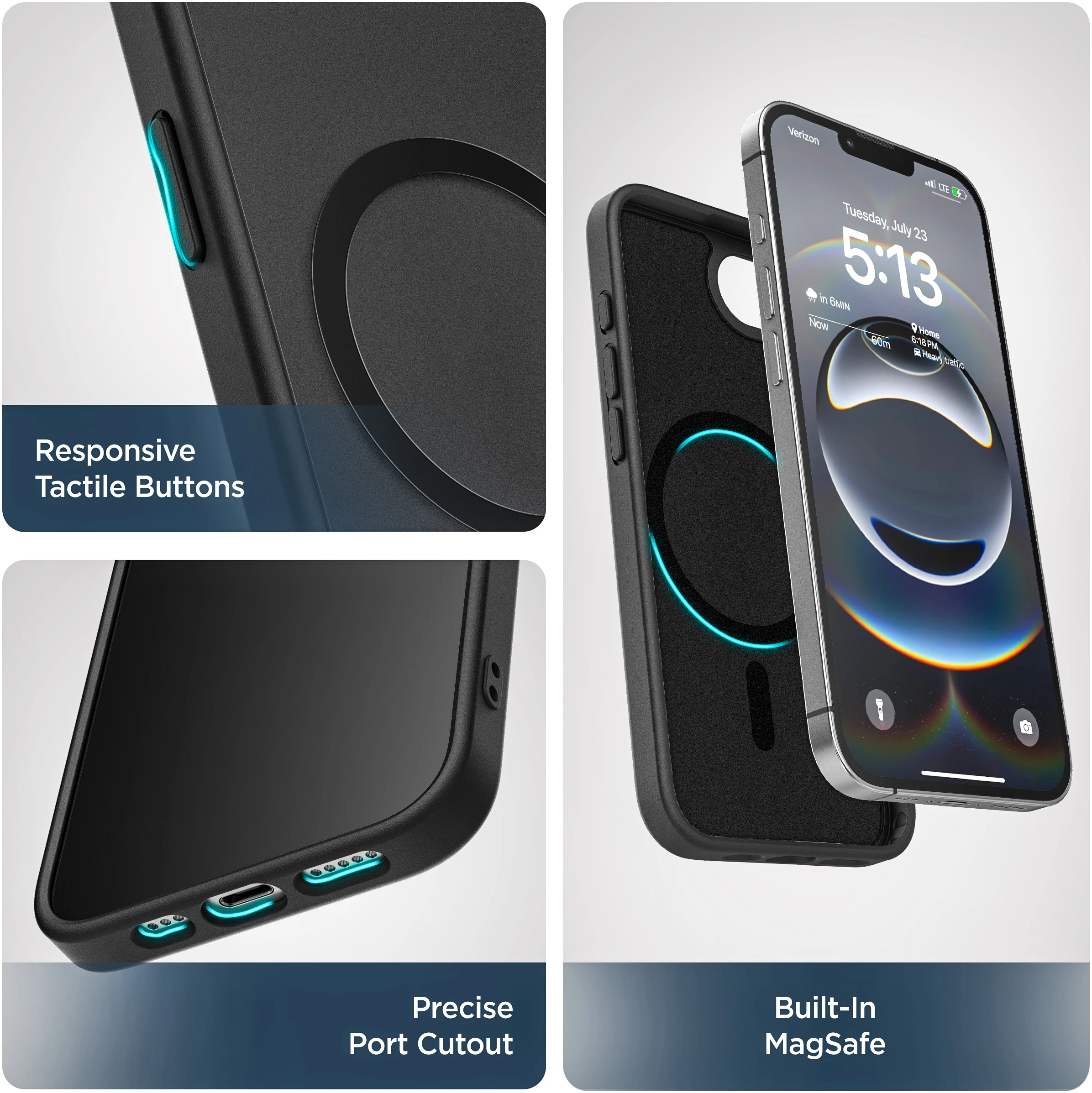 iPhone 16e SlimShield Case with Belt Clip Holster - thumbnail 6