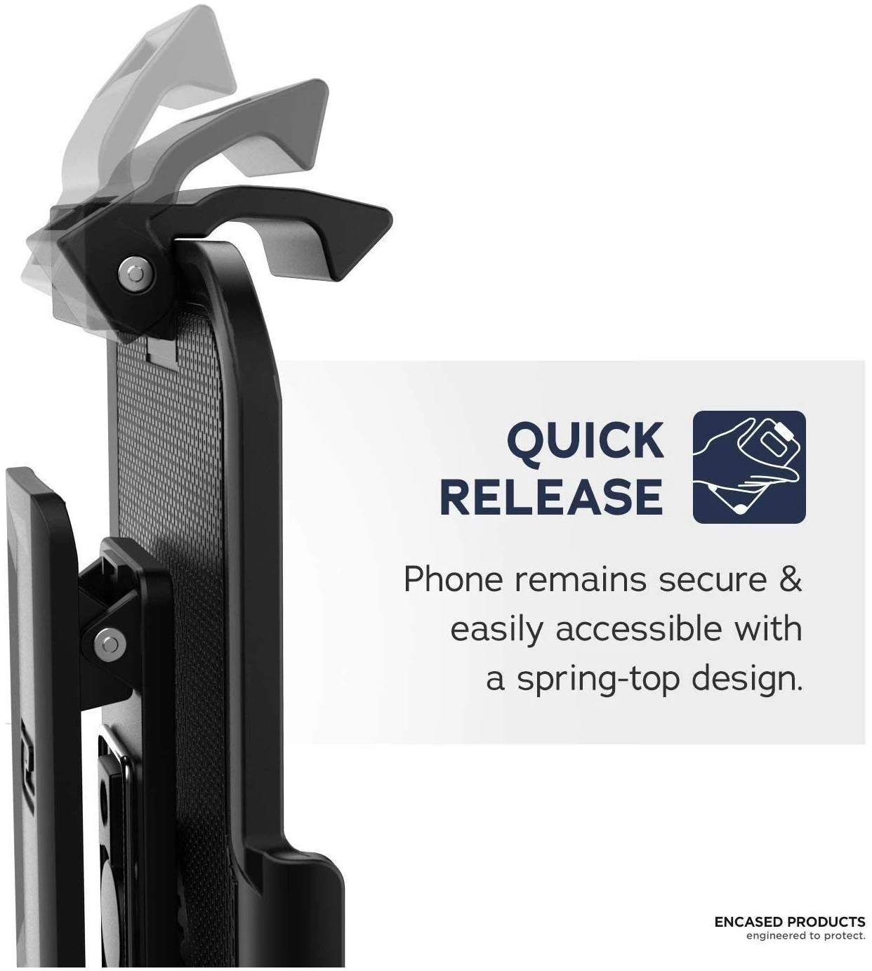 iPhone 16e SlimShield Case with Belt Clip Holster - thumbnail 5