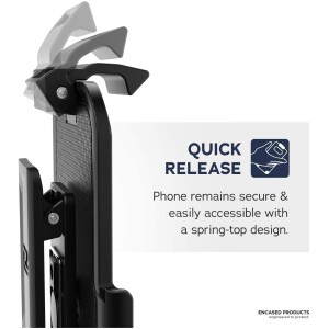 Alternative view of Samsung Galaxy S25 FE SlimShield Case with Belt Clip Holster