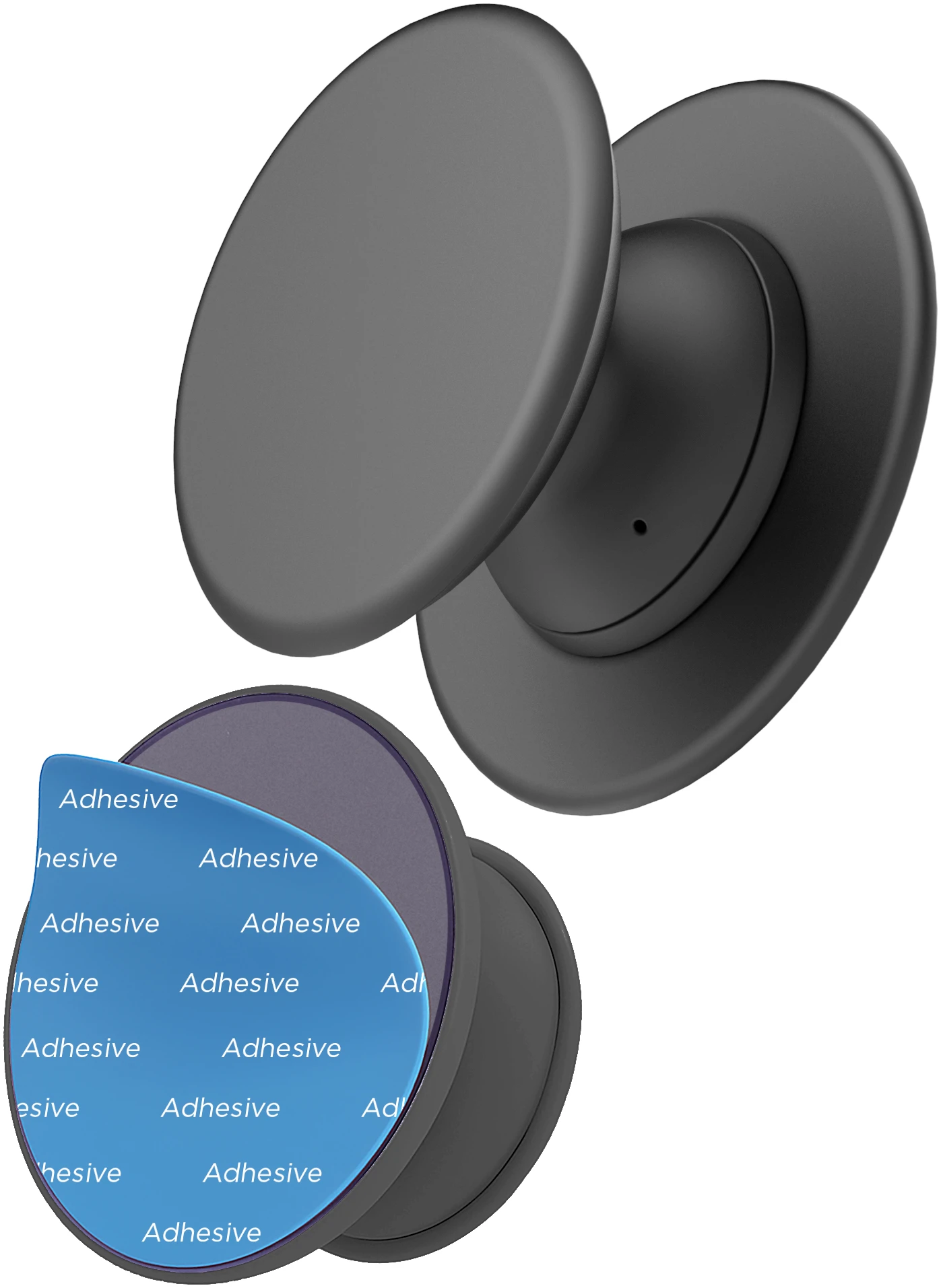 Adhesive Phone Grip (Black)