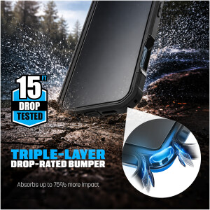 Alternative view of Falcon Case with Built-in Screen Protector and Belt Clip Holster for iPhone 18 Pro Max