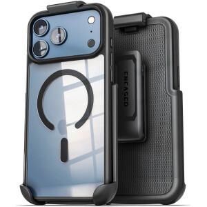 SlimShield Case with Belt Clip Holster for iPhone 18 Pro in Clear