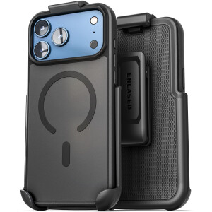 SlimShield Case with Belt Clip Holster for iPhone 18 Pro Max in Black