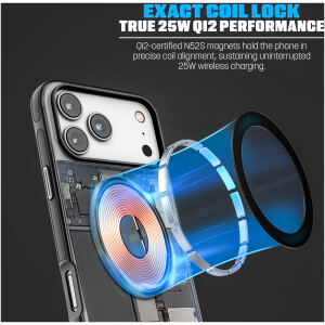 Alternative view of Encased 2-in-1 Grip Case for iPhone 18 Pro in Black