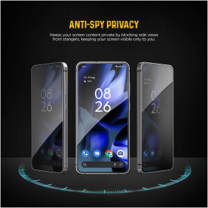 Alternative view of Google Pixel 10a MagGlass Privacy Screen Protector