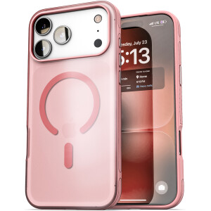 Alternative view of Frosted Translucent Case for iPhone 18 Pro in Pink