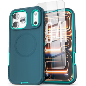 Ranger Case with Screen Protector for iPhone 18 Pro in Teal