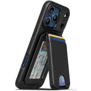 Thin Armor Case with Magnetic BiFold Wallet for iPhone 18 Pro Max