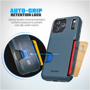 Alternative view of Cache Wallet Case for iPhone 18 Pro Max in Blue