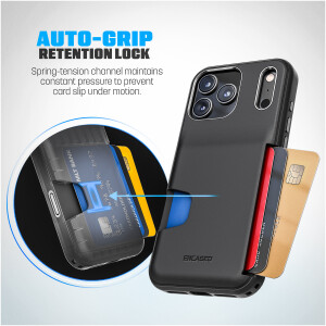 Alternative view of Cache Wallet Case for iPhone 18 Pro Max in Black