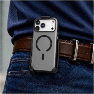 Alternative view of Aegis Grip Case for iPhone 18 Pro Max (Frosted Black) + Holster