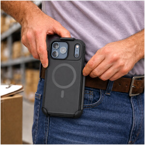 Alternative view of Challenger Case and Belt Clip Holster for iPhone 18 Pro