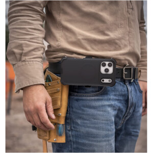 Alternative view of Ranger Case with Belt Clip and Screen Protector for iPhone 18 Pro in Black